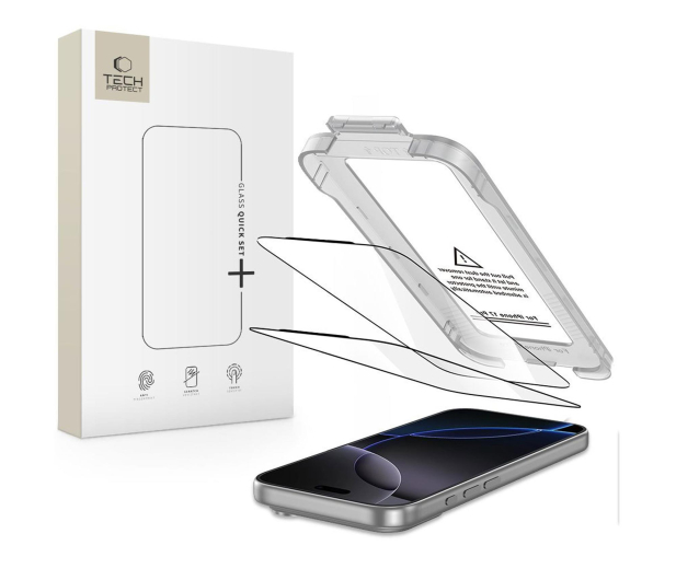 Tech-Protect Quick Set+ 2-Pack do Iphone 17 Pro Max Black - 1359625 - zdjęcie